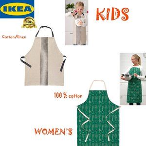KEA MARIATHERES Children's Apron Beige Cotton/linen blend & Women's Vegetable pa